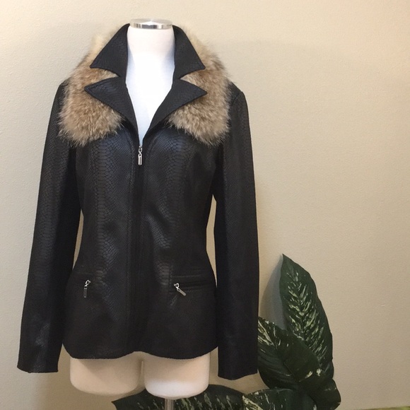 JM Collection Jackets & Blazers - Black JM COLLECTION full zip blazer, size 12